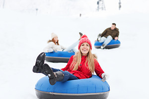 Snow Tubing Race